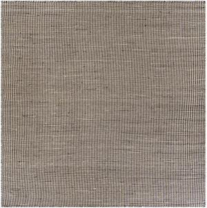 Black and White 10' x 10' Laurel Handwoven Jute Square Area Rug Braided Jute With Cotton Rustic All Natural Carpet for Home Indoor Interior Design for Sale at Rug Engine