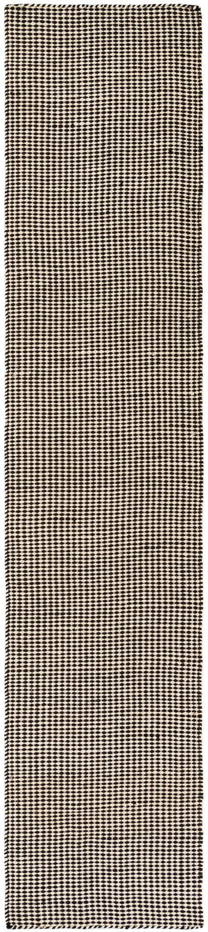 Black and White 2' 7 x 12' Laurel Handwoven Jute Runner Area Rug Braided Jute With Cotton Rustic All Natural Carpet for Home Indoor Interior Design for Sale at Rug Engine