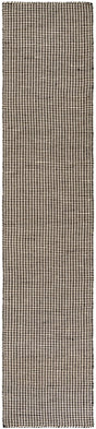 Black and White 2' 7 x 12' Laurel Handwoven Jute Runner Area Rug Braided Jute With Cotton Rustic All Natural Carpet for Home Indoor Interior Design for Sale at Rug Engine