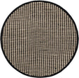 Black and White 3' 1 x 3' 1 Laurel Handwoven Jute Round Area Rug Braided Jute With Cotton Rustic All Natural Carpet for Home Indoor Interior Design for Sale at Rug Engine