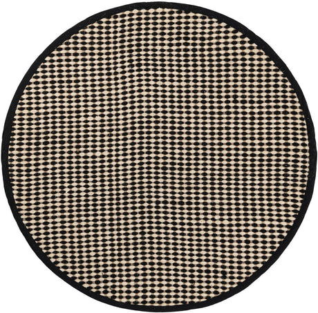 Black and White 3' 1 x 3' 1 Laurel Handwoven Jute Round Area Rug Braided Jute With Cotton Rustic All Natural Carpet for Home Indoor Interior Design for Sale at Rug Engine