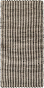 Black and White 2' x 4' 1 Laurel Handwoven Jute Runner Area Rug Braided Jute With Cotton Rustic All Natural Carpet for Home Indoor Interior Design for Sale at Rug Engine