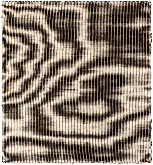 Black and White 7' 10 x 7' 10 Laurel Handwoven Jute Square Area Rug Braided Jute With Cotton Rustic All Natural Carpet for Home Indoor Interior Design for Sale at Rug Engine