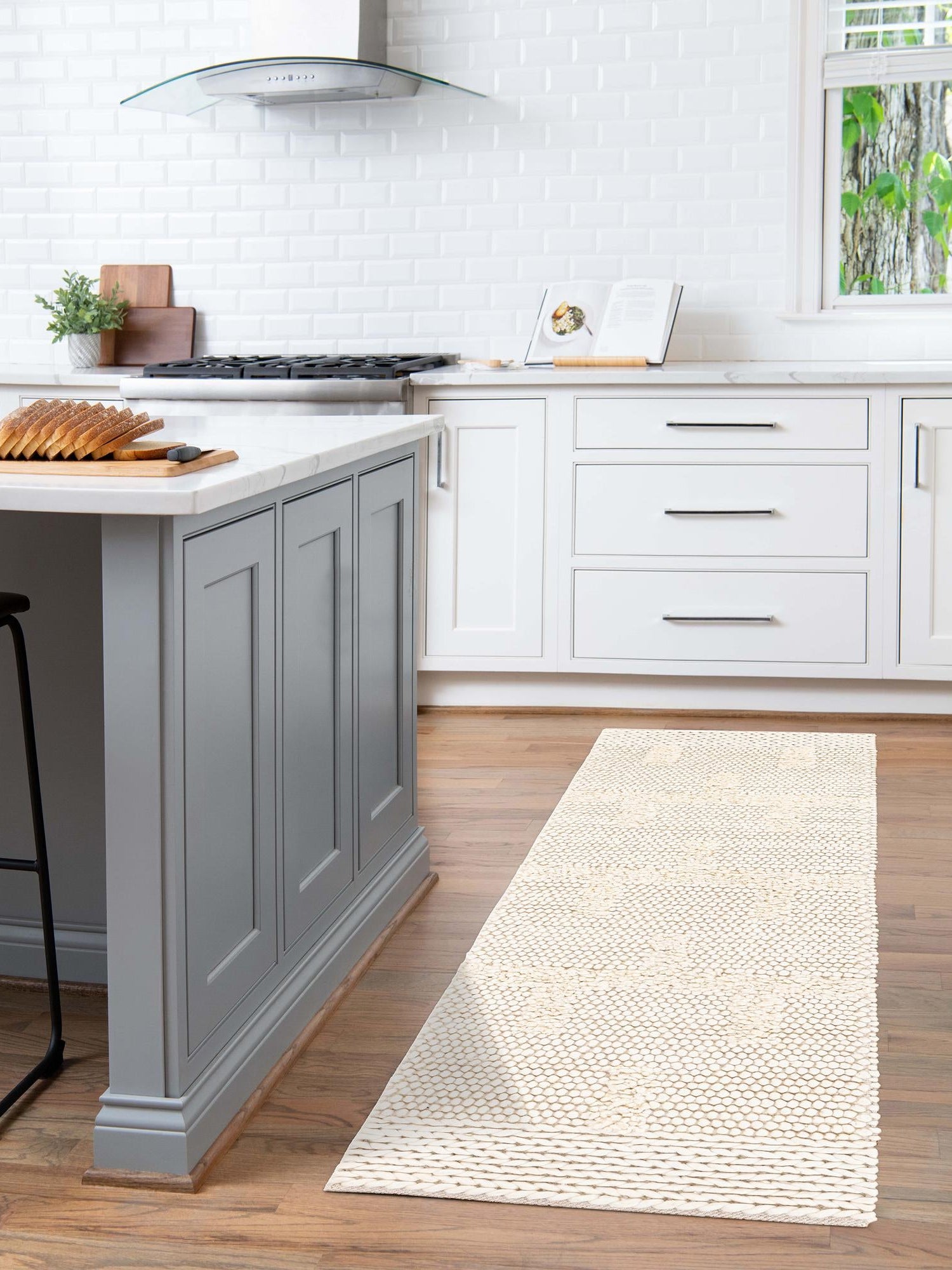 Ivory 2' 7 x 12' Lana New Zealand Wool Runner Area Rug All Natural Premium Wool Hand Woven Carpet for Luxury Interior Home Design for Sale at Rug Engine