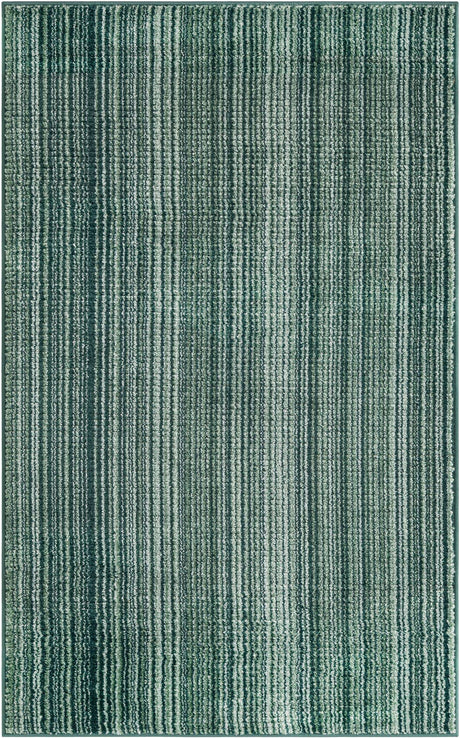 Green 3' 3 x 5' 3 Gemstone Rectangle Area Rug Polypropylene Contemporary Carpet Easy Clean Stain Resistant for Home Design Decorating for Sale at Rug Engine