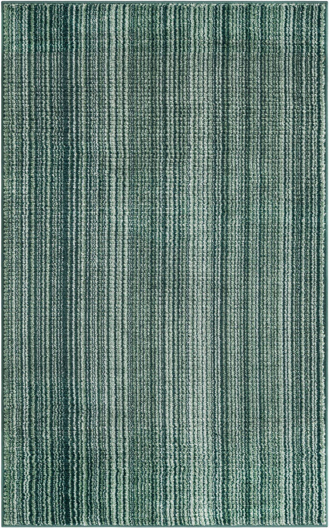 Green 3' 3 x 5' 3 Gemstone Rectangle Area Rug Polypropylene Contemporary Carpet Easy Clean Stain Resistant for Home Design Decorating for Sale at Rug Engine