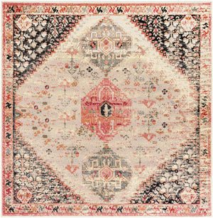 Multicolor 10' x 10' Outdoor Traditional Square Area Rug Weather Resistant for Patio, Deck, Terrace, Balcony, Porch Classical Design Outside Carpet for Sale at Rug Engine