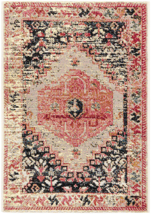 Multicolor 2' x 3' 1 Outdoor Traditional Rectangle Area Rug Weather Resistant for Patio, Deck, Terrace, Balcony, Porch Classical Design Outside Carpet for Sale at Rug Engine