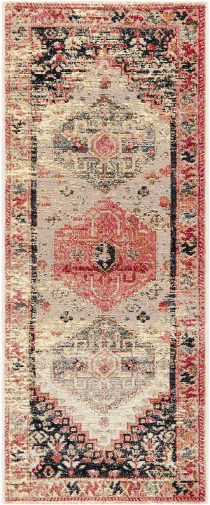 Multicolor 2' x 5' 1 Outdoor Traditional Runner Area Rug Weather Resistant for Patio, Deck, Terrace, Balcony, Porch Classical Design Outside Carpet for Sale at Rug Engine