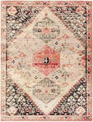 Multicolor 7' 10 x 10' Outdoor Traditional Rectangle Area Rug Weather Resistant for Patio, Deck, Terrace, Balcony, Porch Classical Design Outside Carpet for Sale at Rug Engine