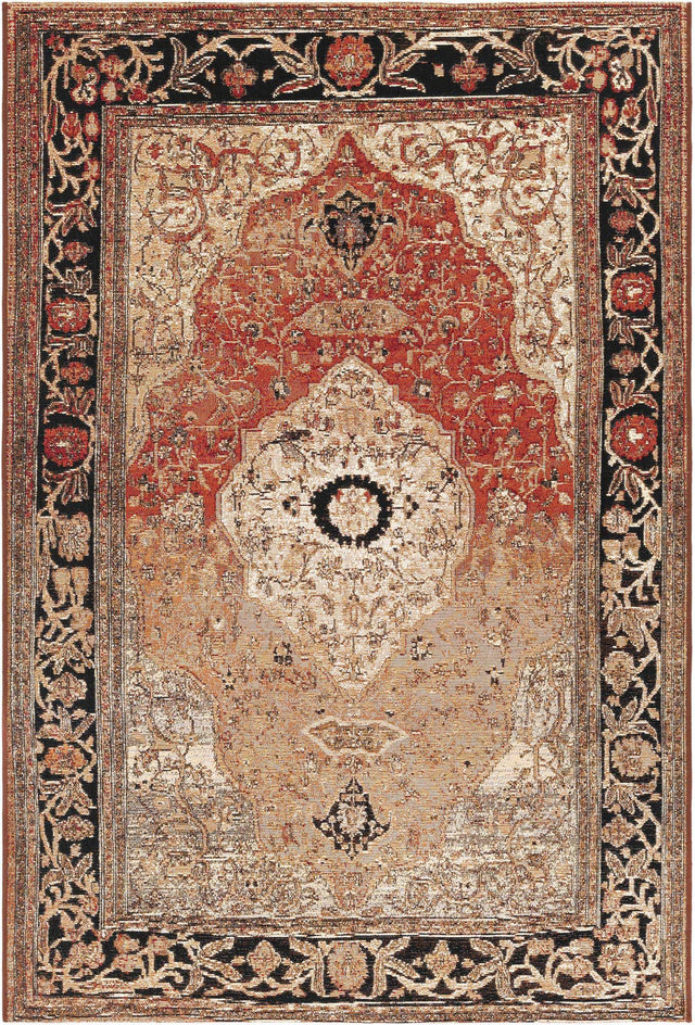 Multicolor 4' 1 x 6' 1 Outdoor Traditional Rectangle Area Rug Weather Resistant for Patio, Deck, Terrace, Balcony, Porch Classical Design Outside Carpet for Sale at Rug Engine