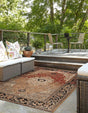 Multicolor 10' x 14' 1 Outdoor Traditional Rectangle Rug