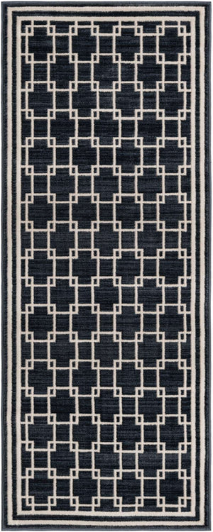 Navy Blue 2' x 5' 1 Jill Zarin Uptown Runner Area Rug 70% Polypropylene & 30% Polyester  Contemporary Carpet for Living, Dining, Office, Bedroom for Sale at Rug Engine