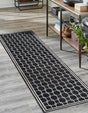 Navy Blue 2' 7 x 12' Jill Zarin Uptown Runner Area Rug 70% Polypropylene & 30% Polyester  Contemporary Carpet for Living, Dining, Office, Bedroom for Sale at Rug Engine