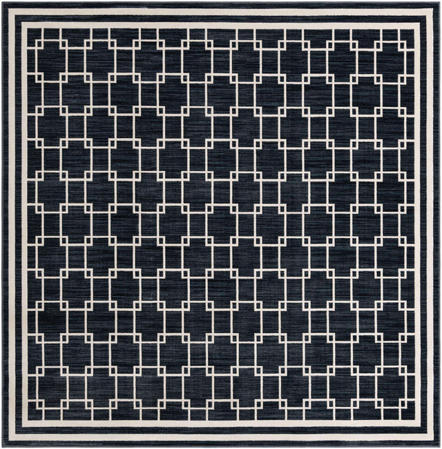 Navy Blue 7' 10 x 7' 10 Jill Zarin Uptown Square Area Rug 70% Polypropylene & 30% Polyester  Contemporary Carpet for Living, Dining, Office, Bedroom for Sale at Rug Engine