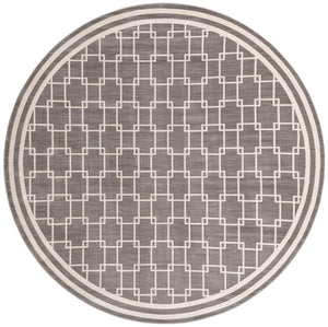 Gray 10' x 10' Jill Zarin Uptown Round Area Rug 70% Polypropylene & 30% Polyester  Contemporary Carpet for Living, Dining, Office, Bedroom for Sale at Rug Engine