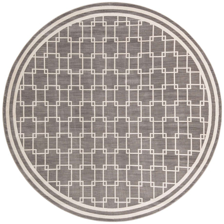 Gray 10' x 10' Jill Zarin Uptown Round Area Rug 70% Polypropylene & 30% Polyester  Contemporary Carpet for Living, Dining, Office, Bedroom for Sale at Rug Engine