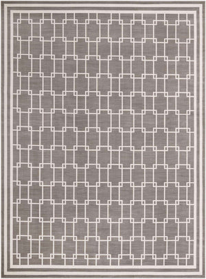Gray 10' x 13' 1 Jill Zarin Uptown Rectangle Area Rug 70% Polypropylene & 30% Polyester  Contemporary Carpet for Living, Dining, Office, Bedroom for Sale at Rug Engine