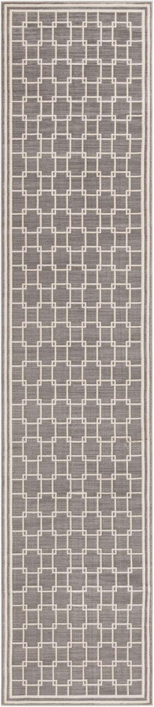 Gray 2' 7 x 12' Jill Zarin Uptown Runner Area Rug 70% Polypropylene & 30% Polyester  Contemporary Carpet for Living, Dining, Office, Bedroom for Sale at Rug Engine