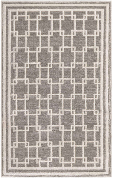 Gray 2' x 3' 1 Jill Zarin Uptown Rectangle Area Rug 70% Polypropylene & 30% Polyester  Contemporary Carpet for Living, Dining, Office, Bedroom for Sale at Rug Engine