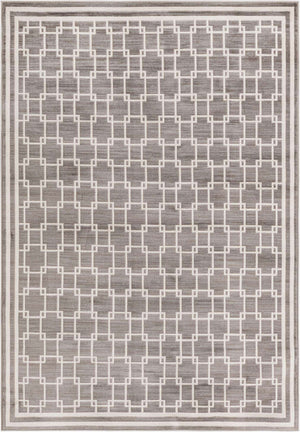 Gray 5' 1 x 7' 1 Jill Zarin Uptown Rectangle Area Rug 70% Polypropylene & 30% Polyester  Contemporary Carpet for Living, Dining, Office, Bedroom for Sale at Rug Engine
