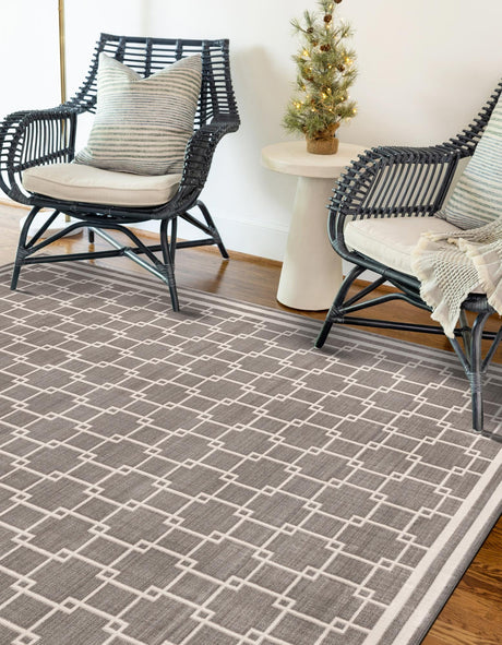 Gray 2' x 3' 1 Jill Zarin Uptown Rectangle Area Rug 70% Polypropylene & 30% Polyester  Contemporary Carpet for Living, Dining, Office, Bedroom for Sale at Rug Engine