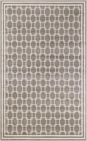 Gray 5' 1 x 8' Jill Zarin Uptown Rectangle Area Rug 70% Polypropylene & 30% Polyester  Contemporary Carpet for Living, Dining, Office, Bedroom for Sale at Rug Engine