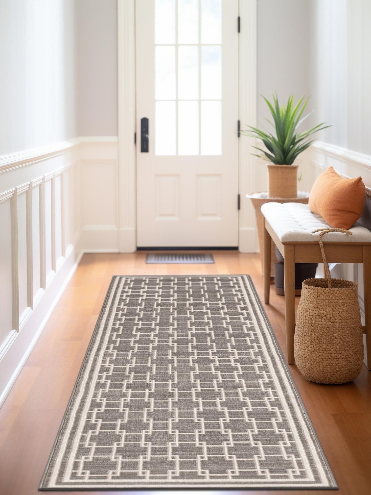Gray 2' 7 x 10' Jill Zarin Uptown Runner Area Rug 70% Polypropylene & 30% Polyester  Contemporary Carpet for Living, Dining, Office, Bedroom for Sale at Rug Engine