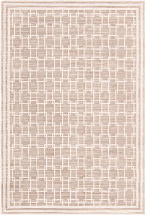Beige 4' 1 x 6' 1 Jill Zarin Uptown Rectangle Area Rug 70% Polypropylene & 30% Polyester  Contemporary Carpet for Living, Dining, Office, Bedroom for Sale at Rug Engine