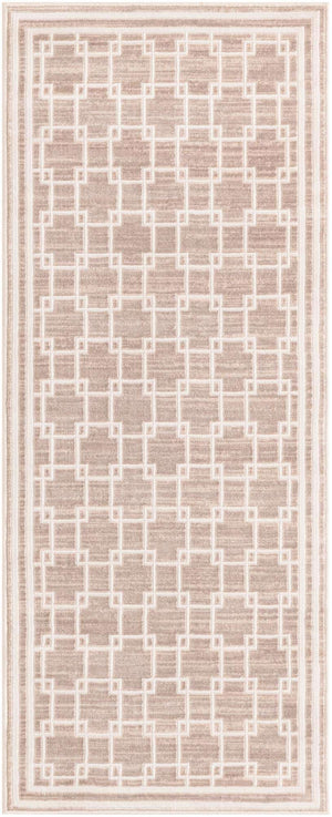Beige 2' x 5' 1 Jill Zarin Uptown Runner Area Rug 70% Polypropylene & 30% Polyester  Contemporary Carpet for Living, Dining, Office, Bedroom for Sale at Rug Engine