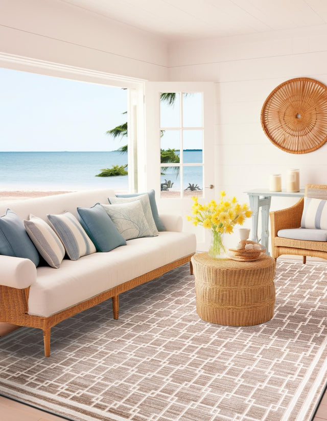 Beige 2' x 3' 1 Jill Zarin Uptown Rectangle Area Rug 70% Polypropylene & 30% Polyester  Contemporary Carpet for Living, Dining, Office, Bedroom for Sale at Rug Engine