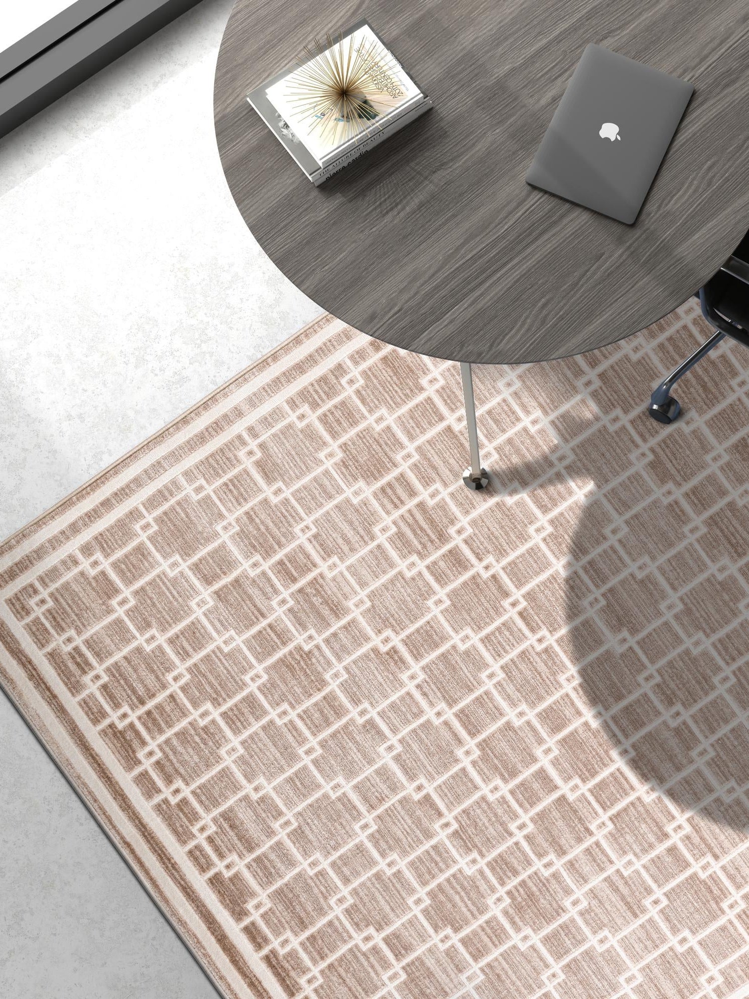 Beige 2' x 3' 1 Jill Zarin Uptown Rectangle Area Rug 70% Polypropylene & 30% Polyester  Contemporary Carpet for Living, Dining, Office, Bedroom for Sale at Rug Engine