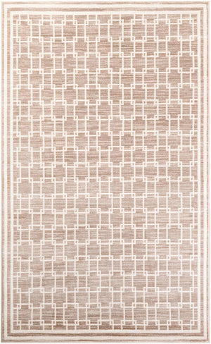 Beige 5' 1 x 8' Jill Zarin Uptown Rectangle Area Rug 70% Polypropylene & 30% Polyester  Contemporary Carpet for Living, Dining, Office, Bedroom for Sale at Rug Engine