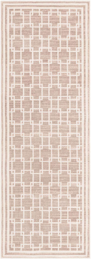 Beige 2' x 6' 1 Jill Zarin Uptown Runner Area Rug 70% Polypropylene & 30% Polyester  Contemporary Carpet for Living, Dining, Office, Bedroom for Sale at Rug Engine