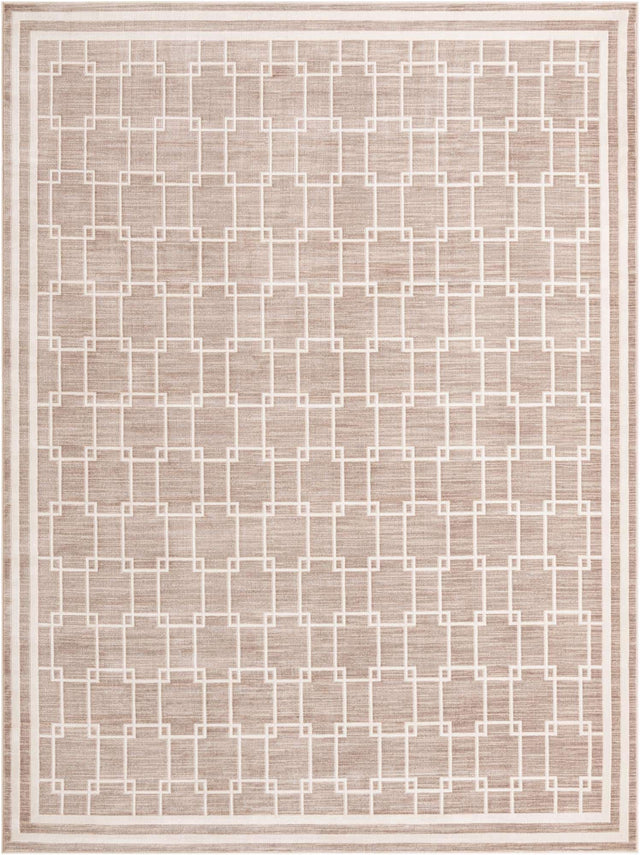 Beige 9' x 12' Jill Zarin Uptown Rectangle Area Rug 70% Polypropylene & 30% Polyester  Contemporary Carpet for Living, Dining, Office, Bedroom for Sale at Rug Engine