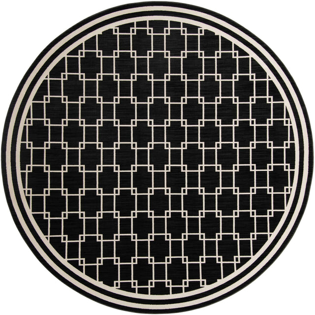 Black 10' x 10' Jill Zarin Uptown Round Area Rug 70% Polypropylene & 30% Polyester  Contemporary Carpet for Living, Dining, Office, Bedroom for Sale at Rug Engine