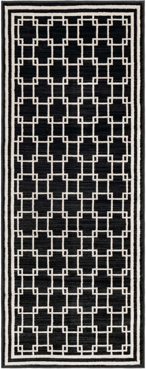 Black 2' x 5' 1 Jill Zarin Uptown Runner Area Rug 70% Polypropylene & 30% Polyester  Contemporary Carpet for Living, Dining, Office, Bedroom for Sale at Rug Engine
