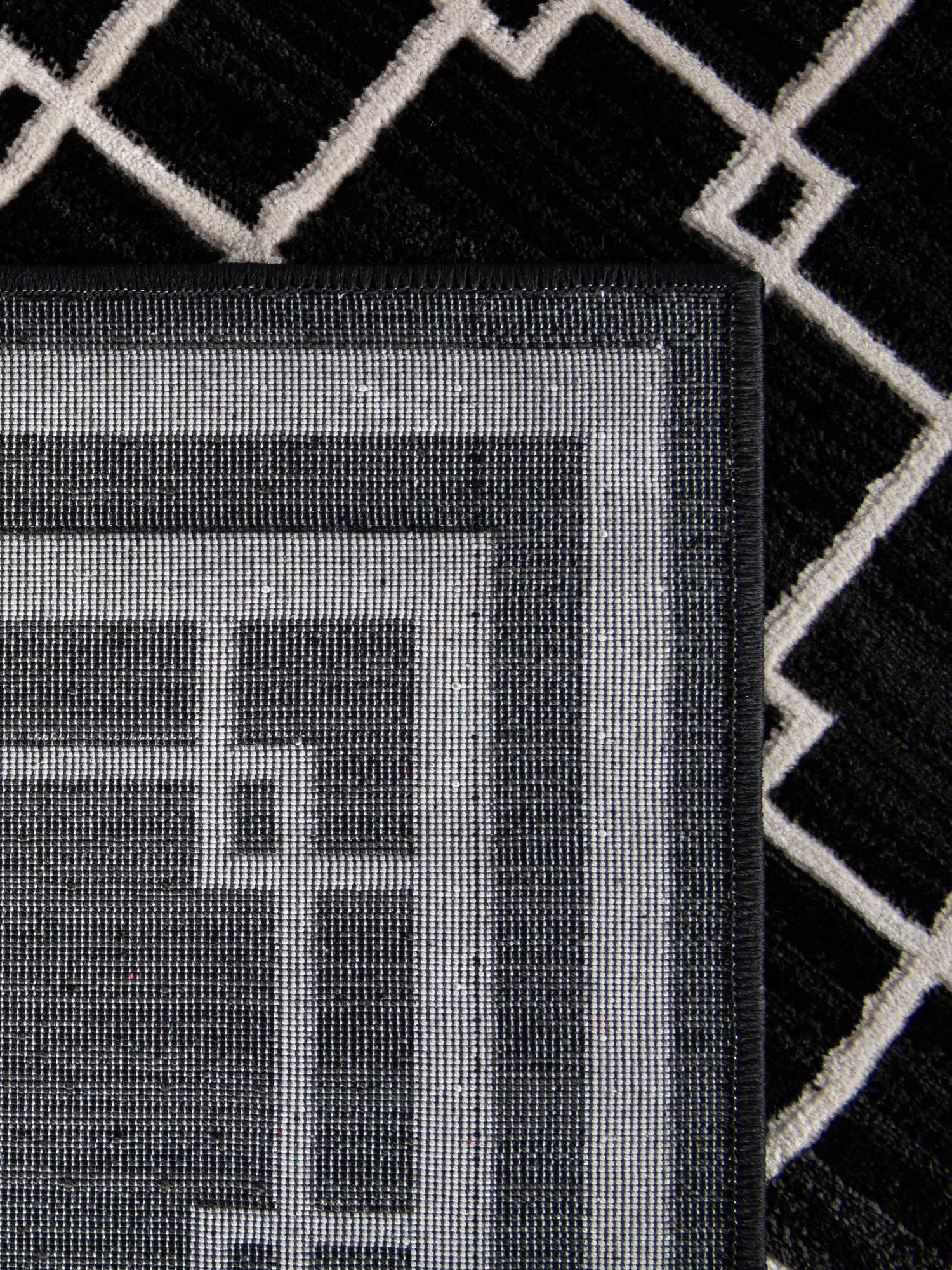 Black 2' x 5' 1 Jill Zarin Uptown Runner Area Rug 70% Polypropylene & 30% Polyester  Contemporary Carpet for Living, Dining, Office, Bedroom for Sale at Rug Engine