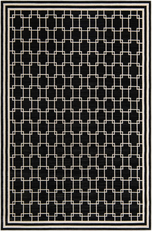 Black 6' 1 x 9' Jill Zarin Uptown Rectangle Area Rug 70% Polypropylene & 30% Polyester  Contemporary Carpet for Living, Dining, Office, Bedroom for Sale at Rug Engine