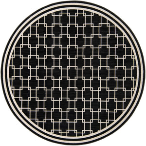 Black 7' 10 x 7' 10 Jill Zarin Uptown Round Area Rug 70% Polypropylene & 30% Polyester  Contemporary Carpet for Living, Dining, Office, Bedroom for Sale at Rug Engine