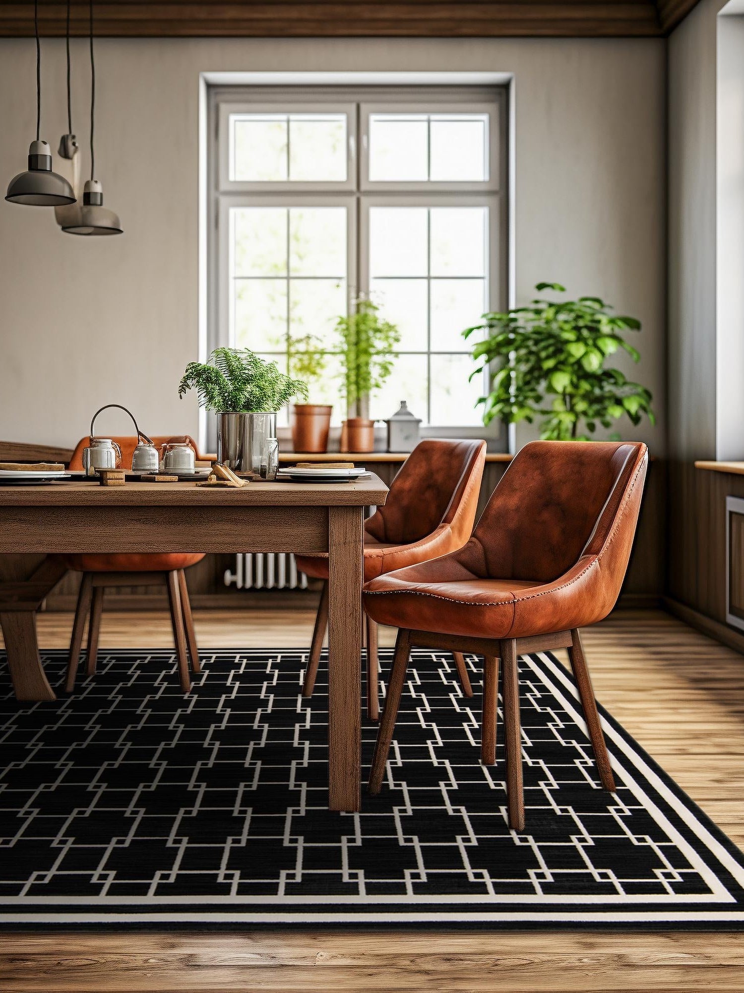 Black 7' 10 x 7' 10 Jill Zarin Uptown Square Area Rug 70% Polypropylene & 30% Polyester  Contemporary Carpet for Living, Dining, Office, Bedroom for Sale at Rug Engine