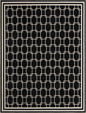 Black 7' 10 x 10' Jill Zarin Uptown Rectangle Area Rug 70% Polypropylene & 30% Polyester  Contemporary Carpet for Living, Dining, Office, Bedroom for Sale at Rug Engine