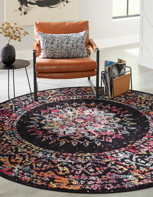 Multicolor 10' x 10' Penrose Round Area Rug