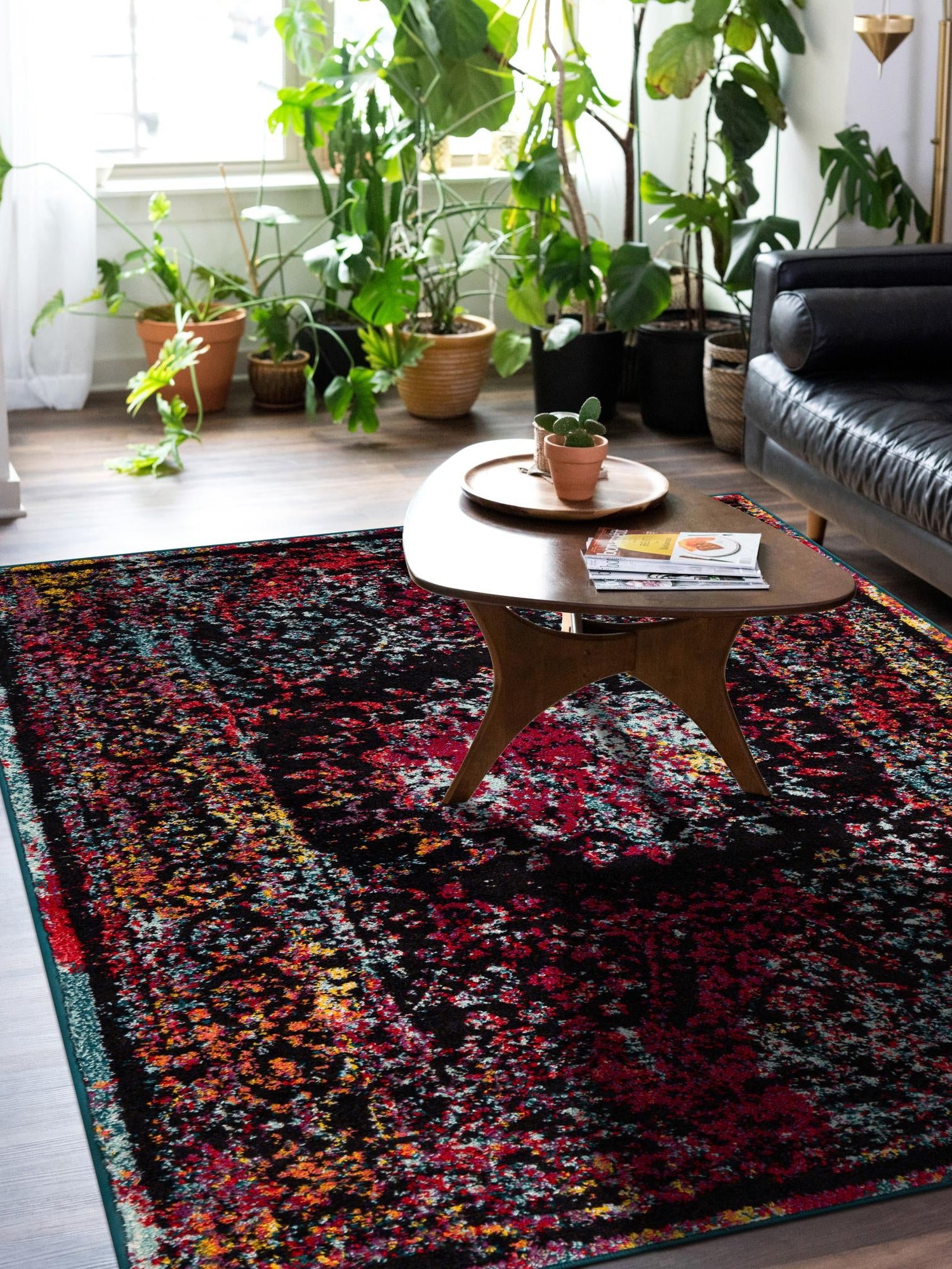 Multicolor 2' x 3' 1 Penrose Rectangle Area Rug