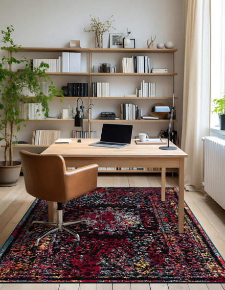 Multicolor 4' 1 x 6' 1 Penrose Rectangle Area Rug Classic Durable Stain Resistant Easy Clean Carpet for Traditional Indoor Home Decor for Sale at Rug Engine
