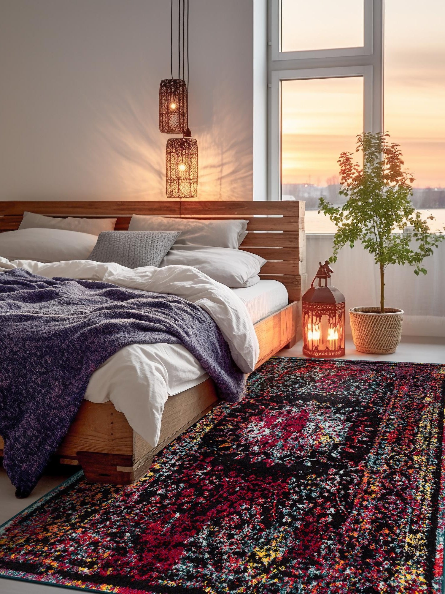 Multicolor 9' x 12' Penrose Rectangle Area Rug