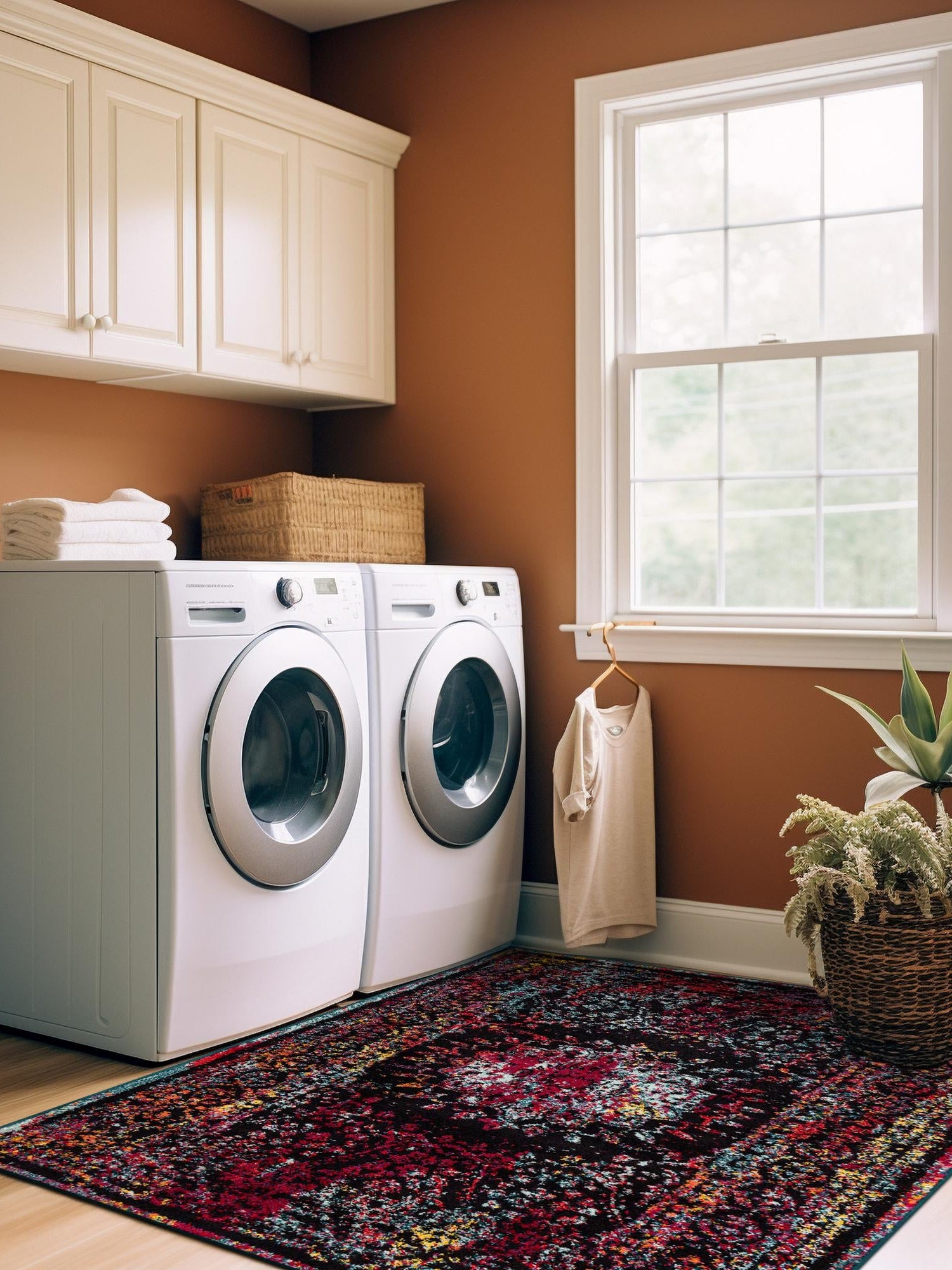 Multicolor 7' 1 x 10' Penrose Rectangle Area Rug