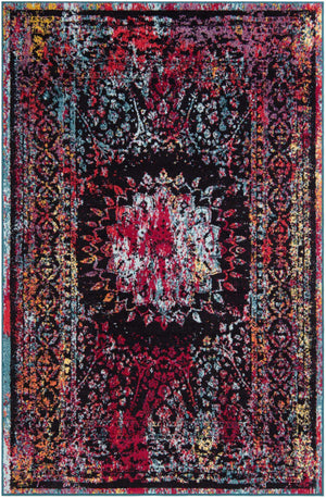 Multicolor 5' 3 x 8' Penrose Rectangle Area Rug