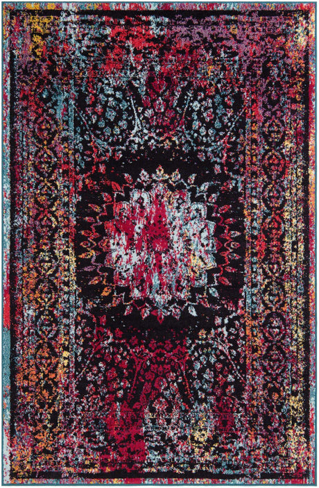 Multicolor 5' 3 x 8' Penrose Rectangle Area Rug