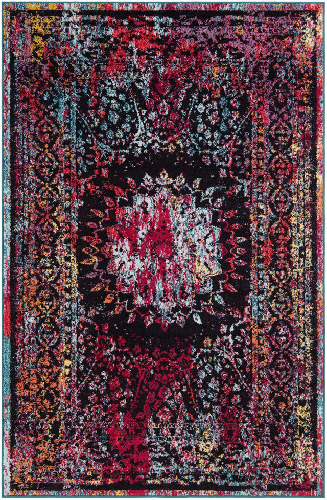 Multicolor 5' 3 x 8' Penrose Rectangle Area Rug
